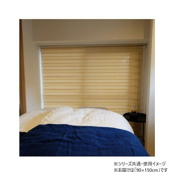30003325　トーソー(TOSO)　調光ロールスクリーン　センシア　アイボリ-　90X150cm インテリア 敷物・カーテン｜DECO MAISON