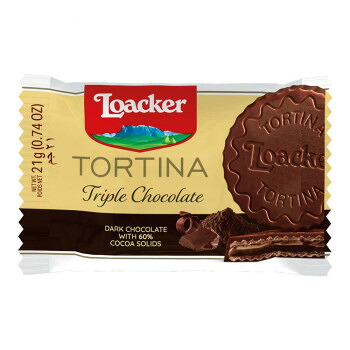 トルティーナ トルティーナ トリプルチョコレート 1P 21g 144個セット 0806-00016 軽食品 スイーツ・お菓子|DECO MAISON