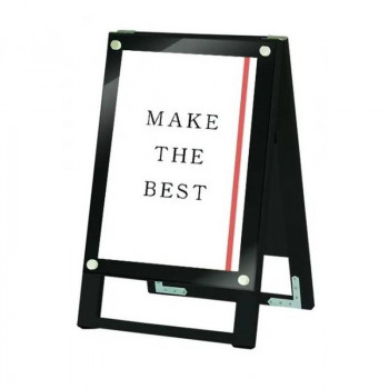 TOKISEI 常磐精工 ブラックポスター用スタンド看板 A3縦両面ブラック BPSSK-A3TRB 文具・玩具 文具|DECO MAISON
