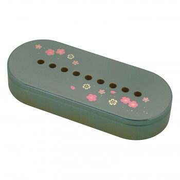 木乃香(このか) アルミ製 線香皿 蒔絵入 桜/抹茶マット 32R2009h5x064 その他ライフグッズ(趣味) 冠婚葬祭|DECO MAISON