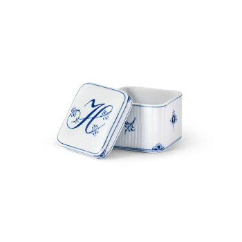 (C)ロイヤルコペンハーゲン　　アルファベット ボンボニエール スクエア H　1075897 家事用品 食器｜DECO MAISON