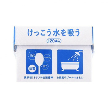 平和メディク トリプル抗菌綿棒けっこう水を吸う 120本入&times;60セット 6322 健康グッズ 衛生用品｜DECO MAISON