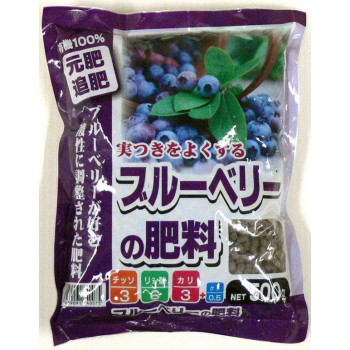 あかぎ園芸　ブルーベリーの肥料　500g　30袋　(4939091740075) 1730022 ガーデニング･DIY・防殺虫 ガーデニング・花・植物・ＤＩＹ