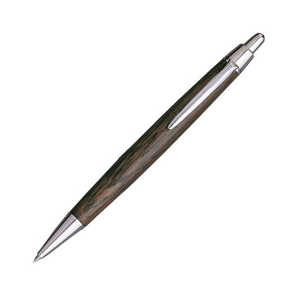 (まとめ) 三菱鉛筆 油性ボールペンピュアモルト(オークウッド・プレミアム・エディション) 0.7mm 黒 SS-2005 1本 【×5セット】|DECO MAISON