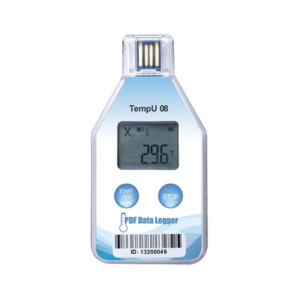 bitstrong 温度ロガー使い切りタイプ -30～+60℃ ディスプレイ付き NIST対応 1箱(20個入り) BS-LOG-TempU08-20P