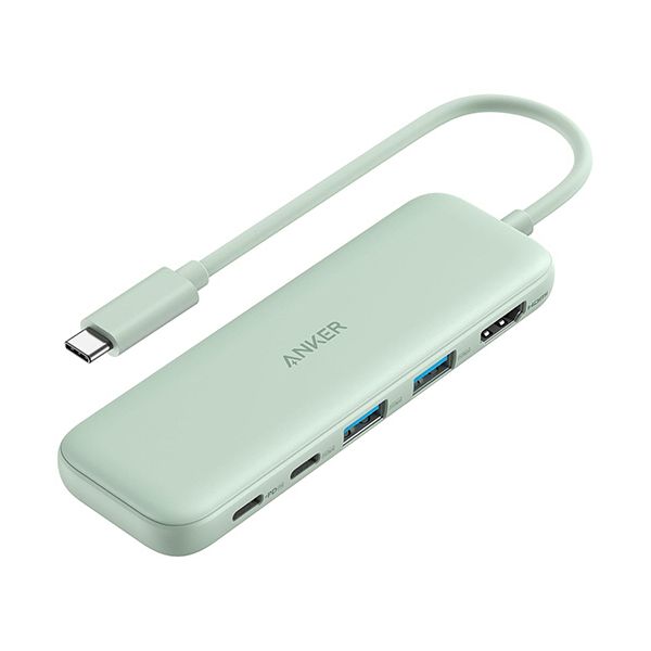 アンカージャパン ANKER 332 USB-Cハブ（5-in-1 PD100W対応） グリーン A8355061 1個