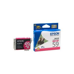 (業務用5セット) EPSON エプソン インクカートリッジ 純正 【ICM59】 マゼンタ