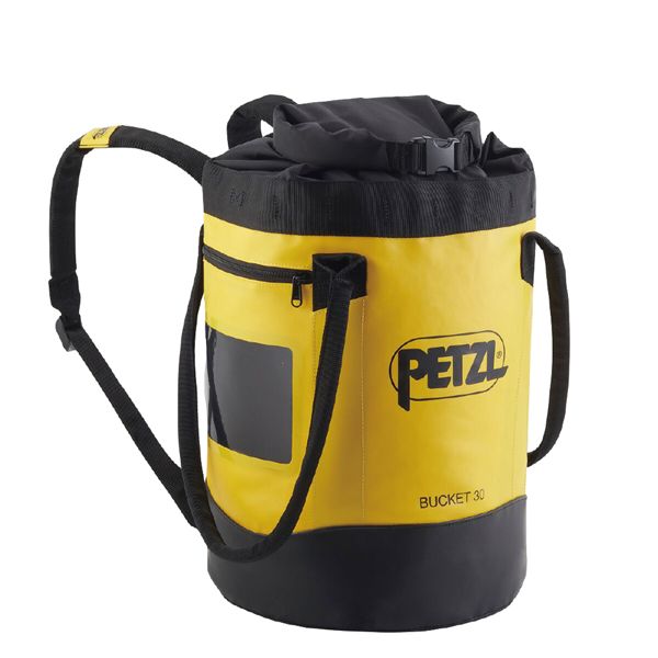 PETZL ぺツル 自立型 小型バック バックパック バケット 30L イエロー S001AA01 工具 ツール DIY 作業工具