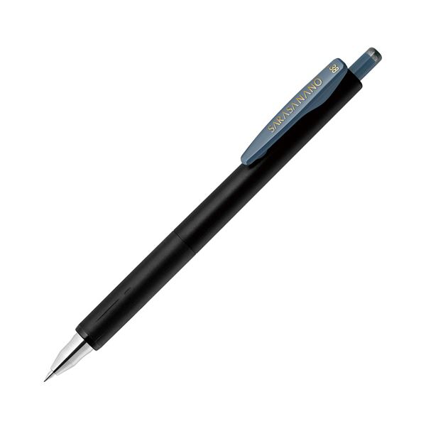 （まとめ） ゼブラジェルボールペン サラサナノ 0.38mm ブルーグレー JJX72-VBGR-N 1セット（10本） 【×3セット】
