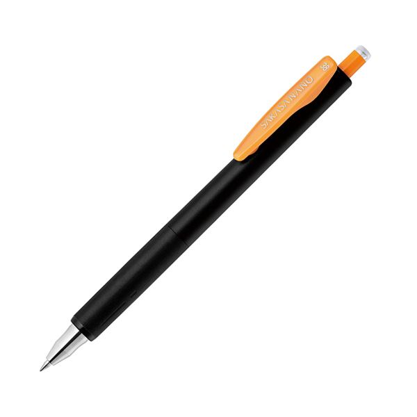 （まとめ） ゼブラジェルボールペン サラサナノ 0.38mm オレンジ JJX72-OR-N 1セット（10本） 【×3セット】