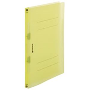 ジョインテックス フラットファイル/PP製バインダー 【A4/2穴 120冊入り】 タテ型 クリア表紙タイプ D024J-12CYL黄