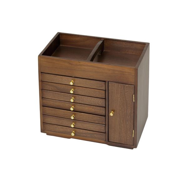 楽天市場】桐の収納家具 輝き三つ引き出し 鈴007 箱長の桐工芸品