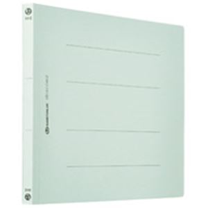フラットファイル/紙バインダー 【A4/2穴 120冊入り】 ヨコ型 ブルー(青) D018J-12BL