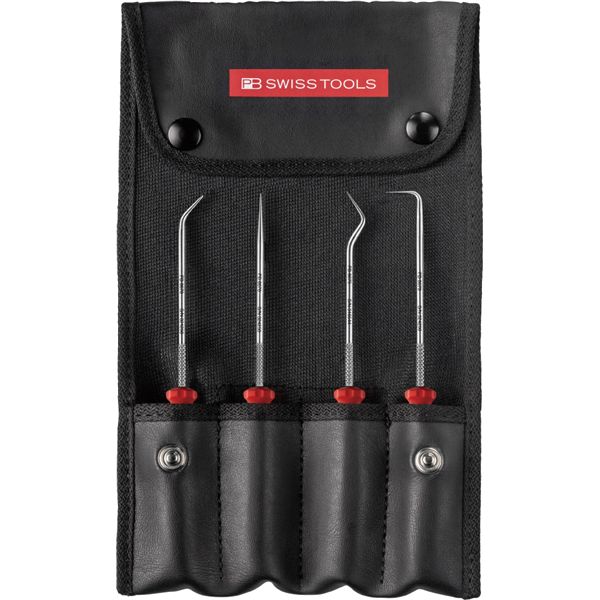 PB SWISS TOOLS ピービースイスツールズ 4本組 スイスグリップタイプ ピックツールセット ロールケース付 紙箱仕様 8681.SETCBB 6,999円