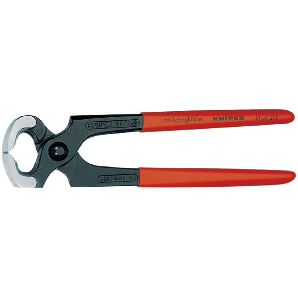 KNIPEX クニペックス ヤットコ カーペンタープライヤー プラスチックコーティング 全長210mm 5101-210 工具 ツール DIY 作業工具