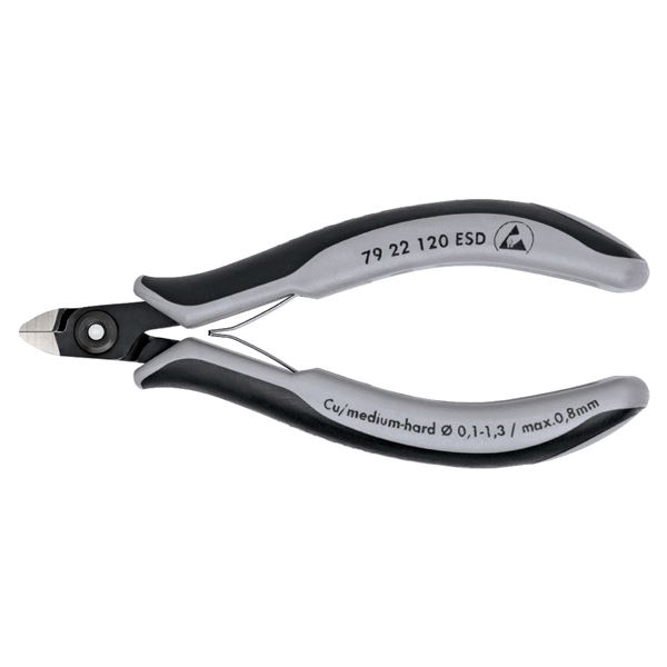 KNIPEX クニペックス 7922-120ESD エレクトロニクスニッパー 工具 ツール DIY 作業工具 道具 ニッパー