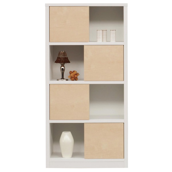 楽天市場】Rセナ キャビネット 幅78奥行42高さ110cm 2色 ホワイト