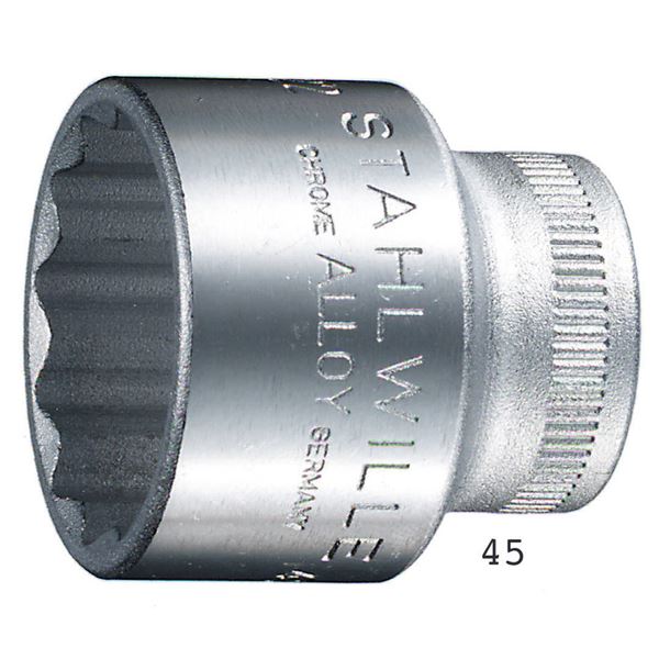 STAHLWILLE スタビレー 45A-1 3/8SQ ソケット 12角 02410048 工具 作業工具 ツール DIY