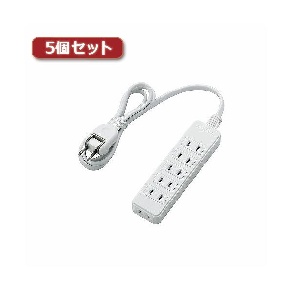 5個セットエレコム 電源タップ T-S02-2610WH T-S02-2610WHX5 7,608円