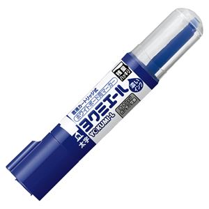 (まとめ) コクヨ ホワイトボード用マーカーペン ヨクミエール 太字・角芯 青 PM-B513B 1本 【×30セット】