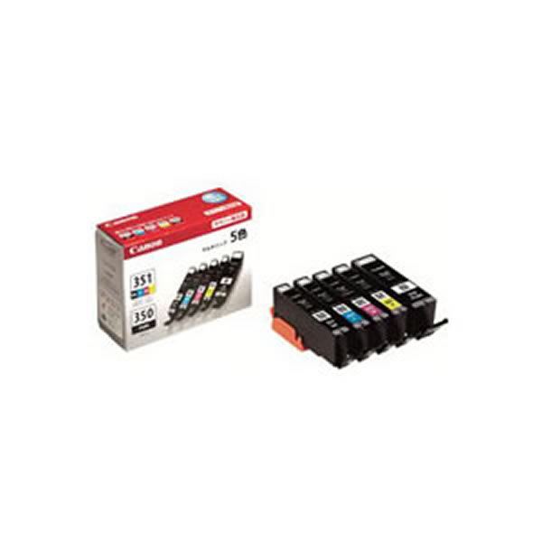 (業務用3セット) 【純正品】 Canon キャノン インクカートリッジ/トナーカートリッジ 【BCI-351+350/5MP】 マルチパック|DECO MAISON