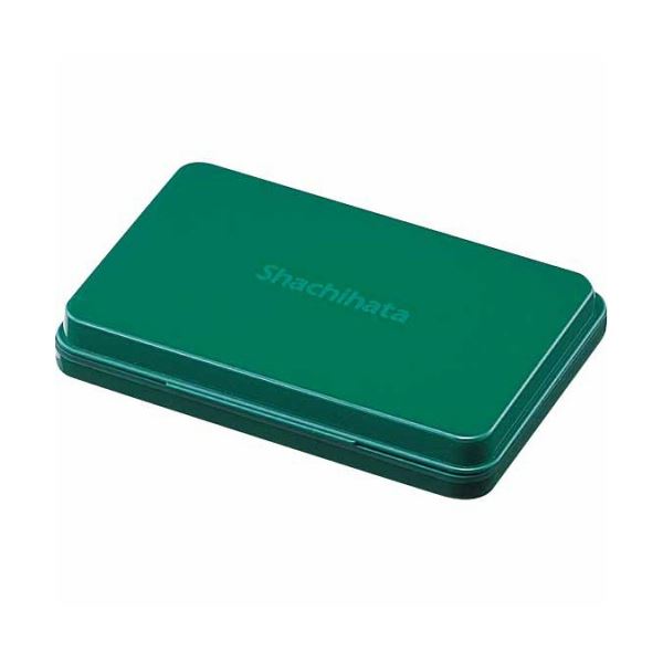 まとめ シヤチハタ スタンプ台 中形 3個 1セット HGN-2-G 緑