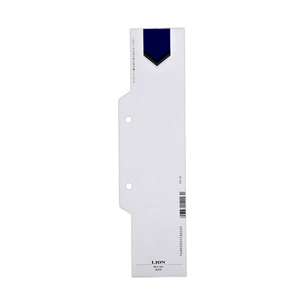 (まとめ) ライオン事務器 スモールファイルNo.30用背紙 A4タテ 糊付 1冊(10枚) 【×30セット】
