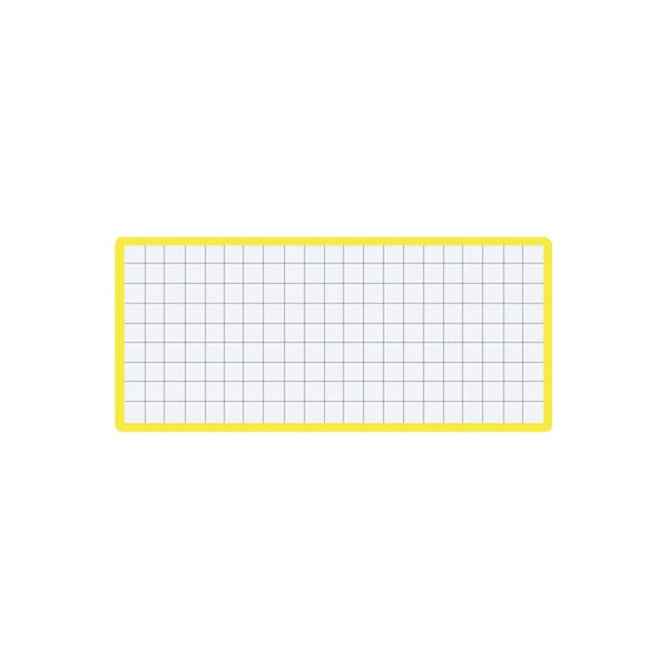 （まとめ）コクヨ マグネット見出し43×104mm 黄 マク-412Y 1セット（10個）【×2セット】