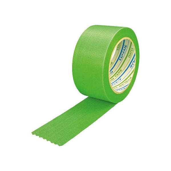 (まとめ) ダイヤテックス パイオラン 塗装養生用テープ 50mm×50m グリーン Y09GR50MM50M 1巻 【×10セット】