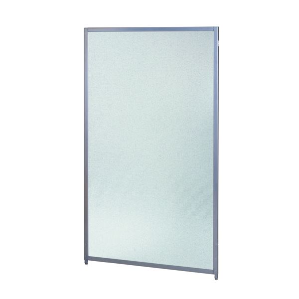 マグネットパーテーション/衝立 【クリアーフロスト】 幅900×奥行20×高さ1525mm スチール製 〔リビング ダイニング〕 完成品【代引不可】 18,315円