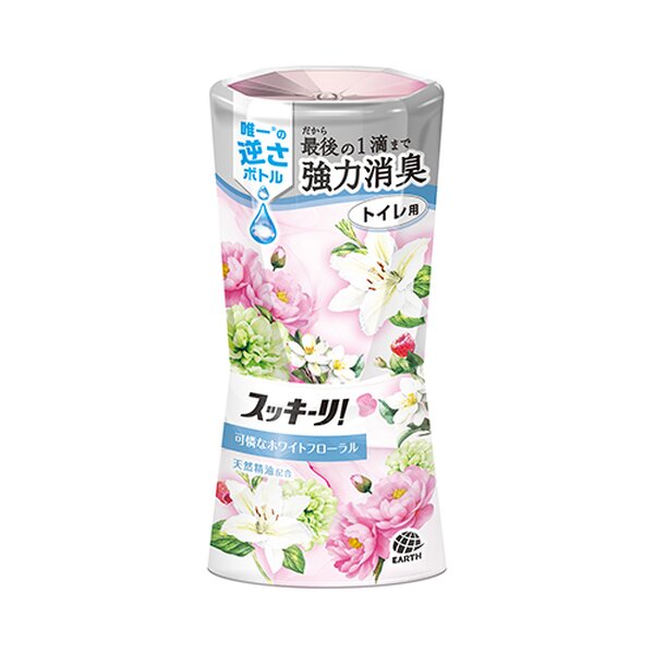 (まとめ）アース製薬 トイレスッキーリホワイトフローラル 400mL【×10セット】