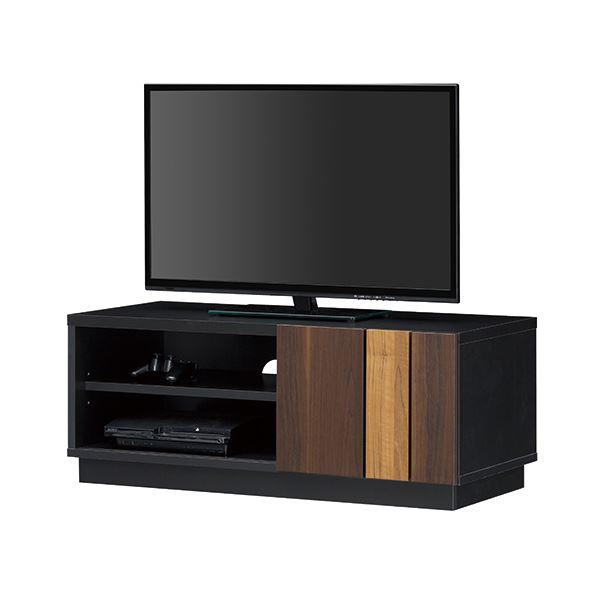 白井産業 テレビ台 ティレスタ ブラック TL1-3590SDBK｜DECO MAISON