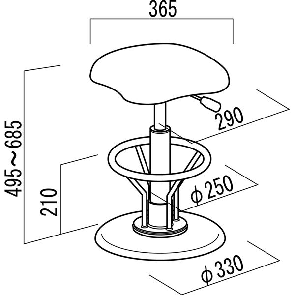 Deco Maison デコメゾンは 楽天shop Of The Month 19年12月 月間mvp受賞 レビュー投稿で次回使えるお得なクーポンプレゼント モダン スツール 丸椅子 フットレスト付き ブラック ブラック 幅33cm 日本製 代引不可 日時指定