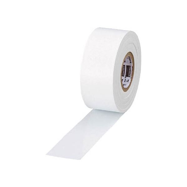 (まとめ) TRUSCO 目印テープ 30mm×50m ホワイト TMT-30W 1巻 【×20セット】