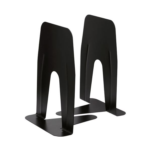 (まとめ)ソニック ブックエンド 超特大 A4ぴったりサイズ 黒【×5セット】|DECO MAISON