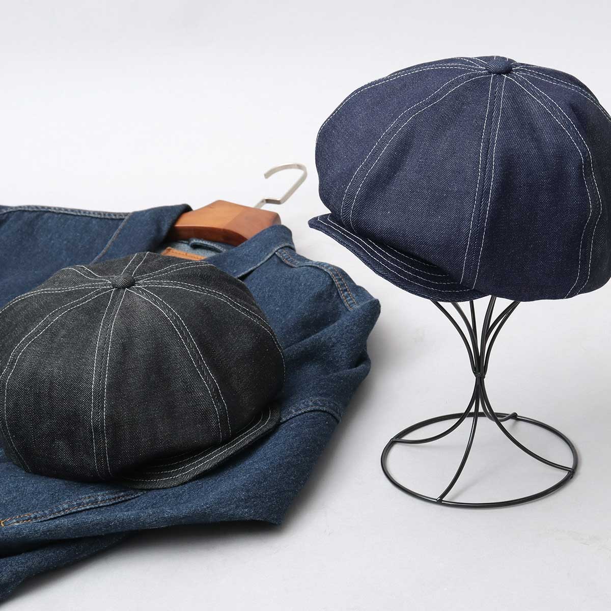 楽天市場】キャスケット 岡山デニム キャスケットベレー メンズ