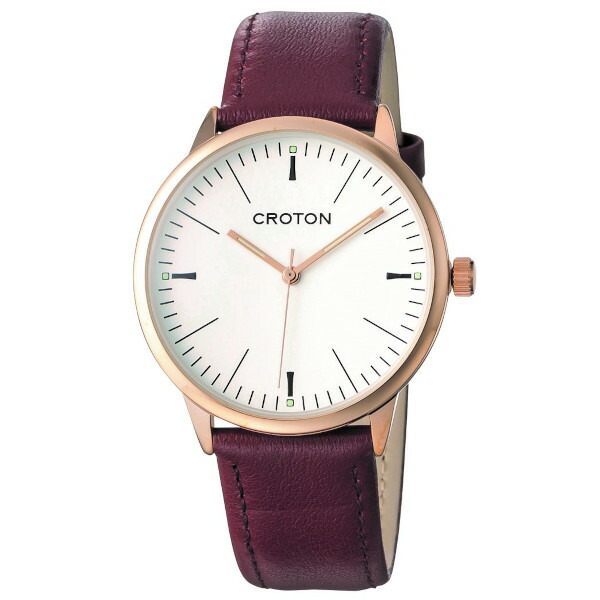 #RT-009 CROTON クロトン RT-176M-04 腕時計 楽天市場】CROTON クロトン 日常生活防水 合金ケース 牛革バンド
