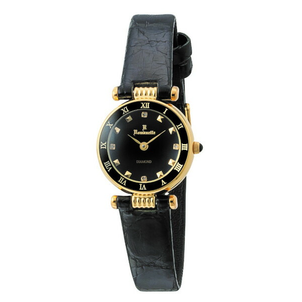 楽天市場】ロマネッティ 本ワニ革レディース腕時計 ゴールド RE-3530L