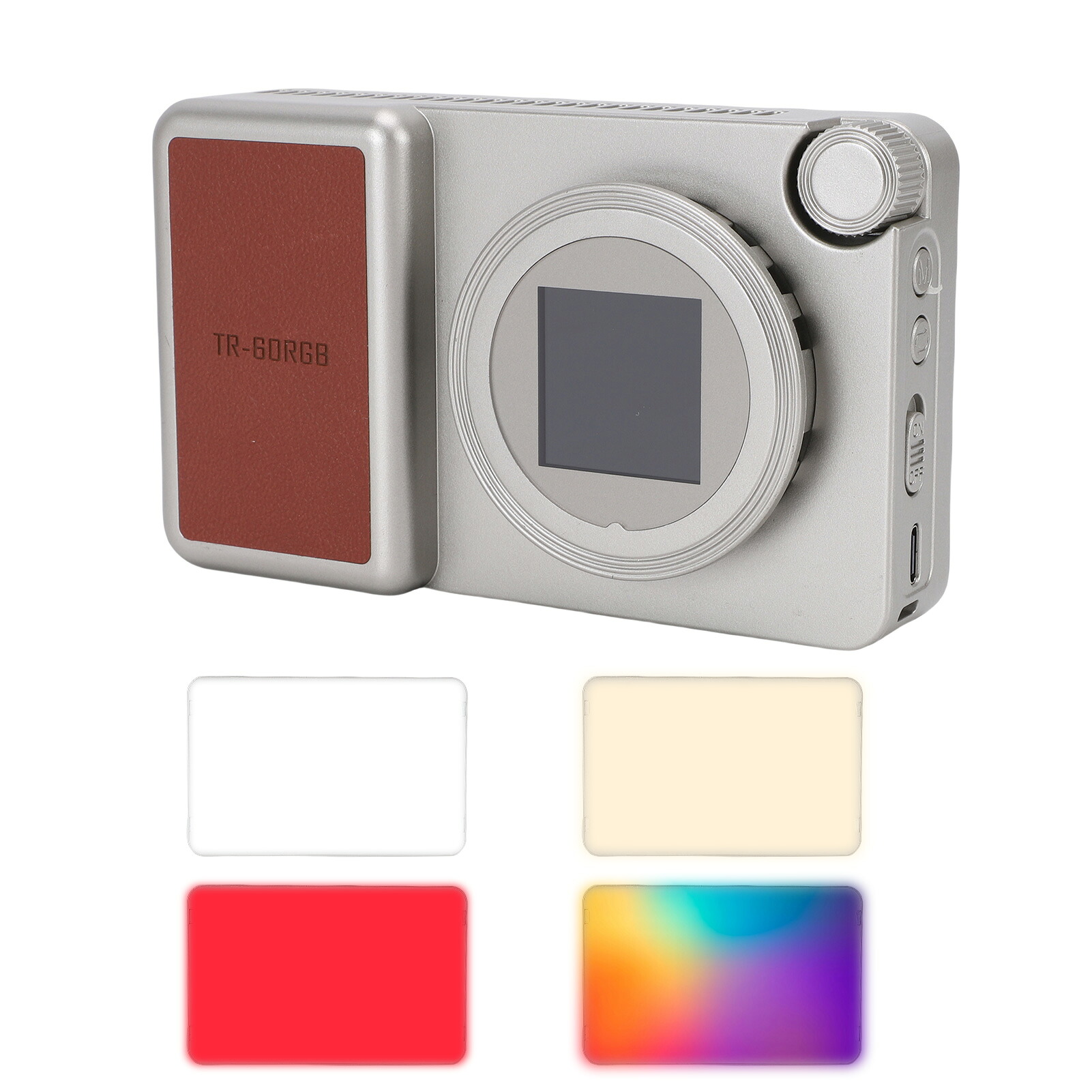 LED撮影ライト RGB デュアル色温度 2500-7500K 110灯 13500Lux OLED表示 4000mAh ポータブル 動画撮影 写真 配信 ライブ ユーチューブ ティックトック 自宅 スタジオ コンパクト おすすめ 人気 便利 簡単操作 高演色 スマホ対応 ギフト プレゼント 充電式 業務用