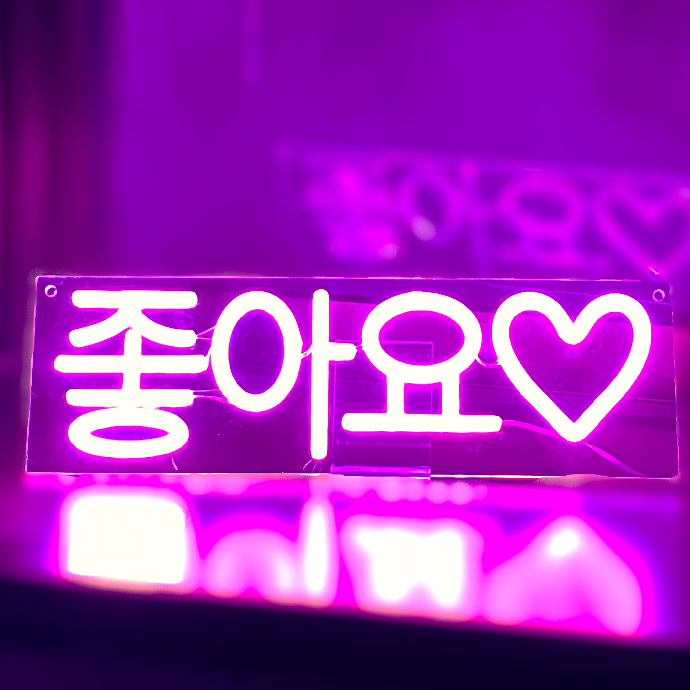 楽天市場】韓国 ネオンサイン ファイティン!! LED ネオン ライト USB