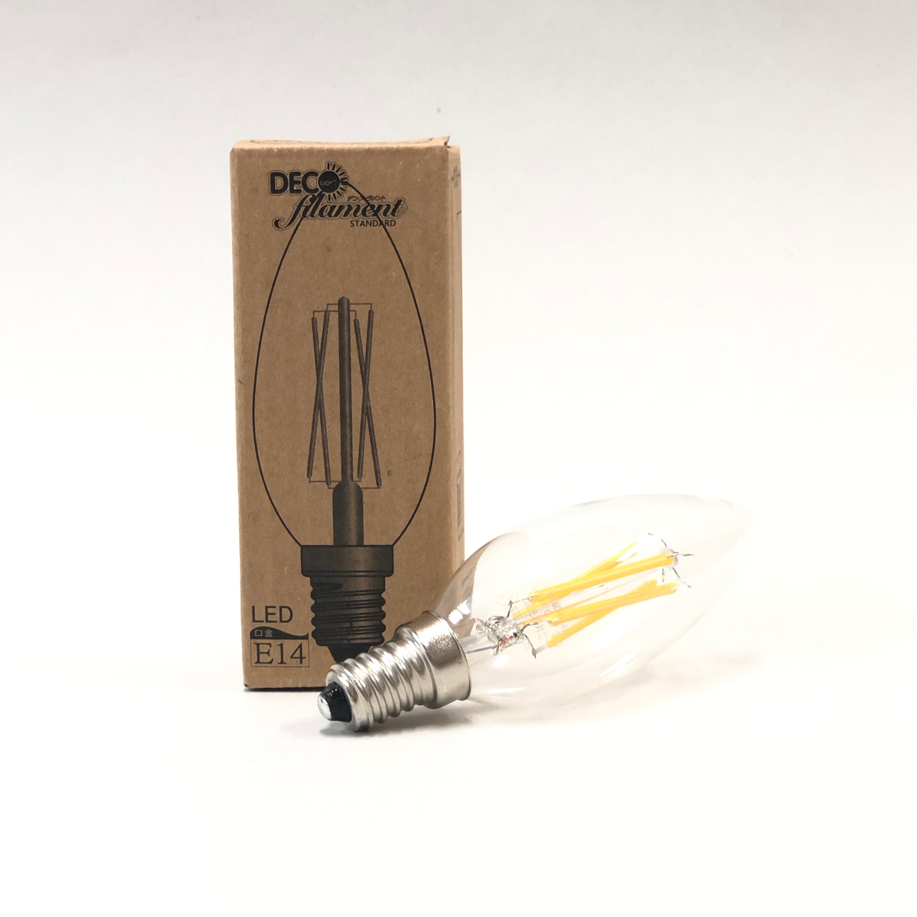 楽天市場】LED フィラメント シャンデリア球 キャンドル球 フロスト