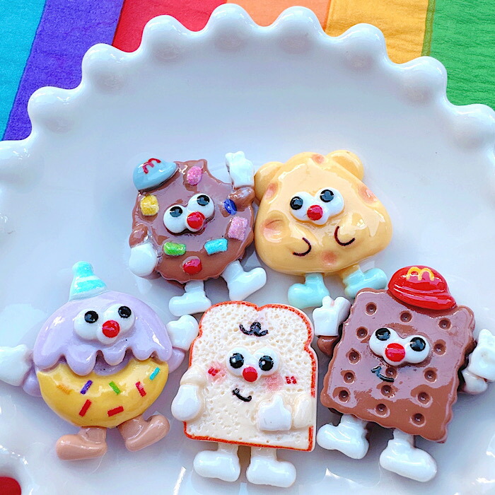 楽天市場】【A502】日本未入荷☆くまマカロン デコパーツ デコパニック