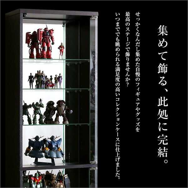 コレクションケース 本体 ハイタイプ 奥行き19cm 幅48 5cm Palace パレス コレクションラック コレクションボード フィギュア ケース 棚 ディスプレイラック ガラス棚 壁面収納 大型 Og Bg デコレ Ocrmglobal Com