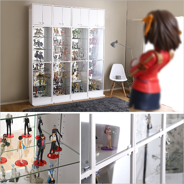 コレクションケース 本体 ハイタイプ 奥行き19cm 幅48 5cm Palace パレス コレクションラック コレクションボード フィギュア ケース 棚 ディスプレイラック ガラス棚 壁面収納 大型 Og Bg デコレ Ocrmglobal Com