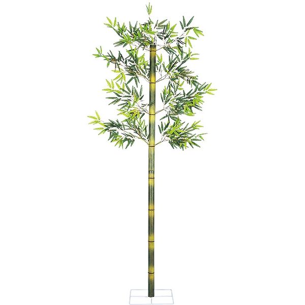 NEW 243cm バンブー 立木 セット ※他商品と同梱不可 笹の造花 4005 バンブーツリー バンブー 枝 笹 フェイクグリーン 人工観葉植物 造花 七夕｜デコレーションラボ