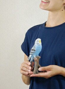 Parakeet Blue かわいいセキセイインコの置物 ブルー 本物のような色鮮やかな鳥の置物 鳥 トリ オブジェ アンティーク 雑貨 動物 アニマル リアル 北欧 テイスト グリーン おもしろ雑貨 おしゃれ 本物そっくり ホワイト Giosenglish Com