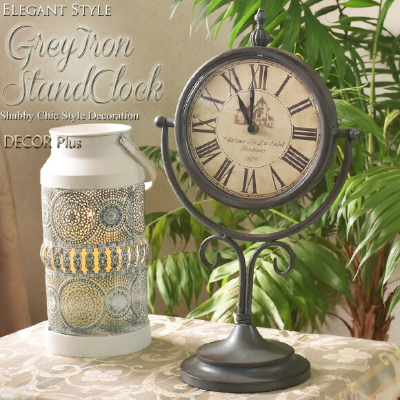 楽天市場】アンティーク風 置き型 クロック クラシック ディスプレイ