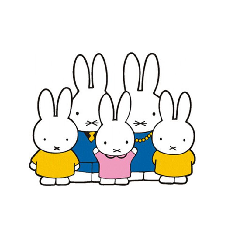 楽天市場 送料無料 ミッフィー Miffy ナインチェ プラウス うさこちゃん うさぎ 自動車 バイク用ステッカー カーステッカー 10 18 5cm G260 Decoste