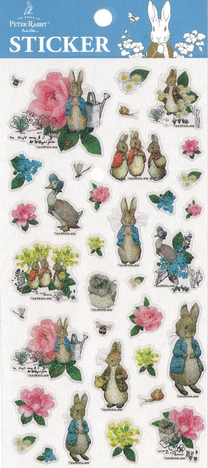 耐水　耐光　ピーターラビット　ダイカットシール　２００枚 楽天市場】【送料無料】PETER RABBIT ピーターラビット