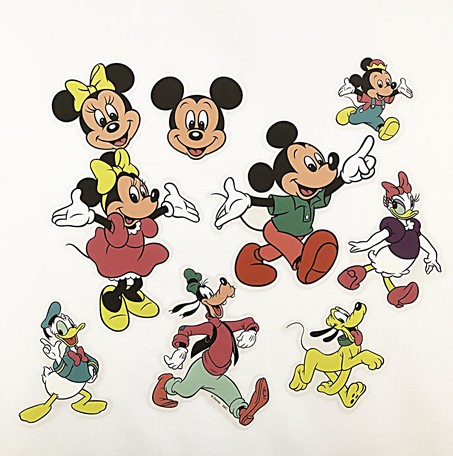楽天市場 送料無料 Walt Disney Mickey Mouse ウォルトディズニー ミッキーマウス 英語の名言 ウォールステッカー 壁紙シール 転写式 30cm 3枚 転写式orステッカー 469 Decoste